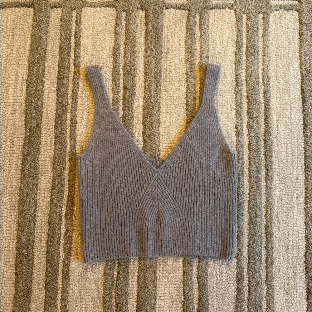 J. Crew Cashmere Crop Tank Top